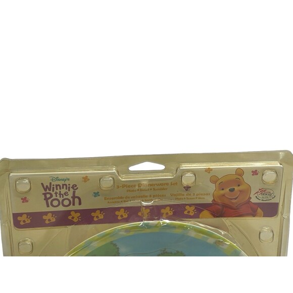 Zak Designs Disney's Winnie the Pooh 3 Piece Dinnerware Set Plate/Bowl/Tumbler - Picture 7 of 15